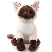 Peluche Chat Siamois 12po