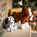 Peluche Cheval Clydesdale debout 12po