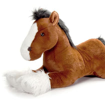 Peluche Cheval Clydesdale Jumbo 27po