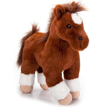 Peluche Cheval Chestnut debout 12po