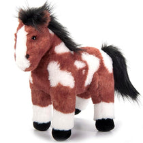 Peluche Cheval Pinto debout 12po