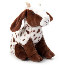 Peluche Chèvre brune tachetée 12po