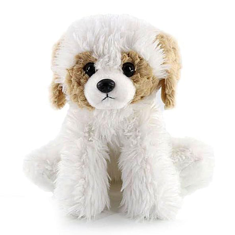 Peluche chien Bichon frisé 9po
