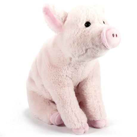 Peluche Cochon rose 12po