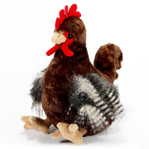 Peluche Poule brune 12po
