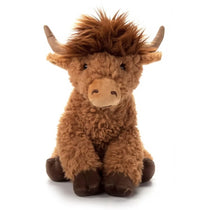 Peluche Vache Highland brune 12po