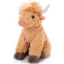 Peluche Vache Highland blonde 12po