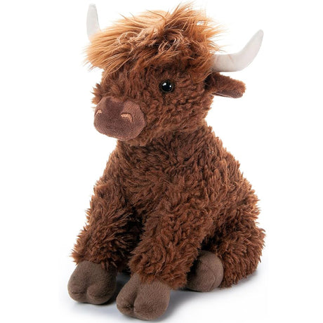 Peluche Vache Highland brune 12po