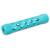 Messy Mutts Bâton Huff'n Puff en caoutchouc bleu 10po