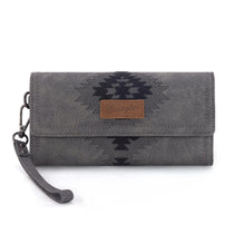Wrangler portefeuille wristlet Aztec | Noir