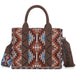 Wrangler sac tote crossbody Aztec | Coffee