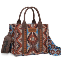 Wrangler sac tote crossbody Aztec | Coffee