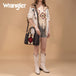 Wrangler sac tote crossbody Aztec | Noir et rouge