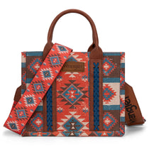 Wrangler sac tote crossbody Aztec | Orange et bleu