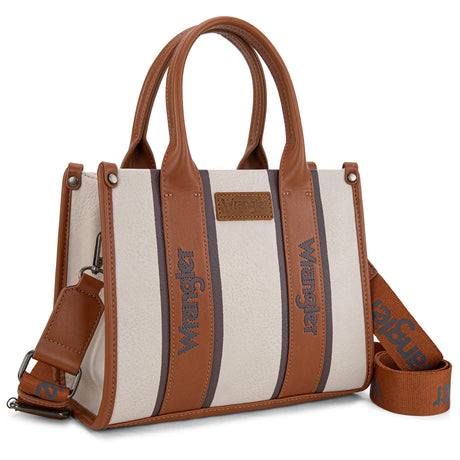 Wrangler sac crossbody tote bag rayure brune