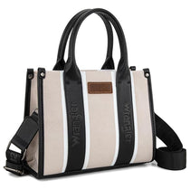 Wrangler sac tote crossbody Colourblock | Rayure noire