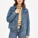 Wrangler veste Dark Denim Jean Classique pour femme L