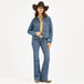 Wrangler veste Dark Denim Jean Classique pour femme L