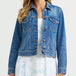 Wrangler veste Light Denim Jean pour femme M