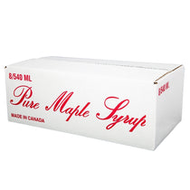 Boîtes de carton pour 8 cannes de sirop d'érable (25/paquet)