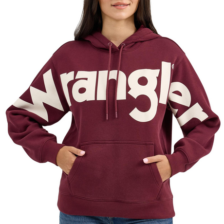 Hoodie Wrangler Retro Western Porto - XS