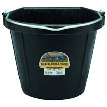 Chaudière en caoutchouc ultra robuste dos plat 18.9L