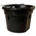 Chaudière en caoutchouc ultra robuste dos plat 18.9L