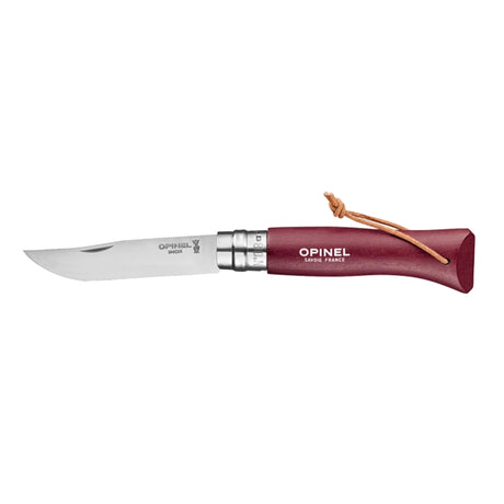 OPINEL Couteau de poche N°08 Baroudeur Grenat