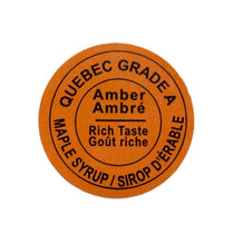 Étiquettes pour sirop Ambré Québec grade A (500/rouleau)