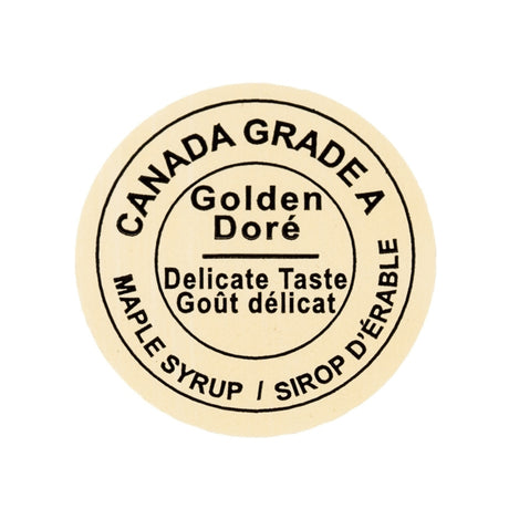Étiquettes pour sirop Doré Québec grade A (500/rouleau)