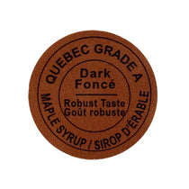 Étiquettes pour sirop Foncé Québec grade A (500/rouleau)