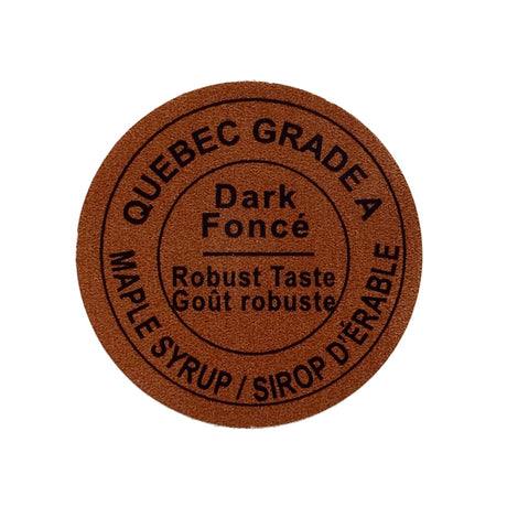 Étiquettes pour sirop Foncé Québec grade A (500/rouleau)