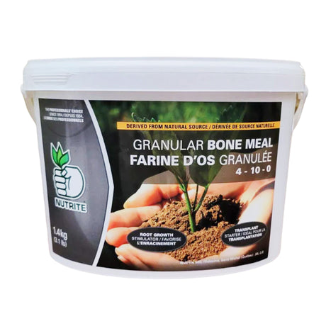 Farine d'os granulée fertilisant naturel 1.4kg