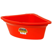 Mangeoire de plastique en coin 24.6L | Couleurs multiples