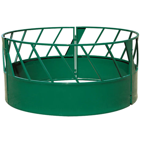 Mangeoire à foin pour balles rondes 3 sections