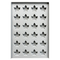Moule en silicone feuille d'érable 24 cavités
