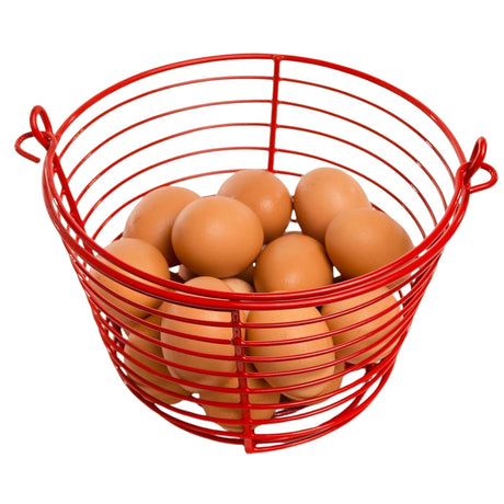 Panier à œuf rouge