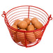 Panier à œuf rouge