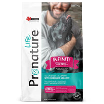 Pronature Life nourriture sèche INFINITI saumon pour chiens toutes races | 11.3kg