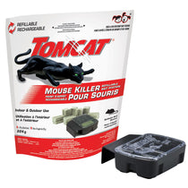 Station d'appâts à souris rechargeable Tomcat rodenticide avec 8 blocs