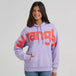 Hoodie Wrangler bold logo Lilas - XS